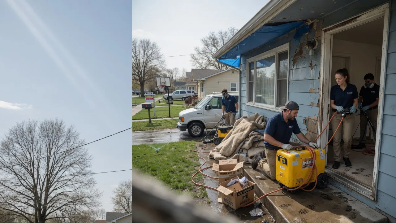 Basement Flood Cleanup in Harvey, IL near me